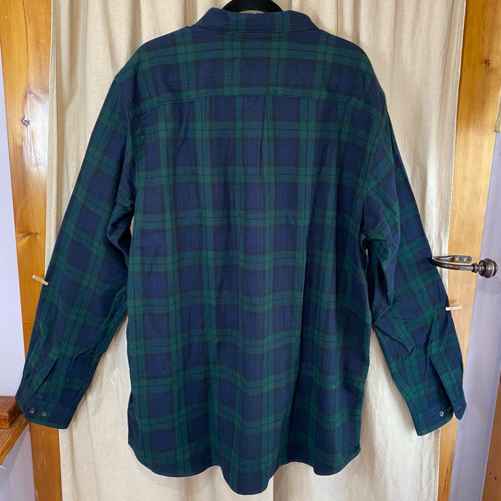 Men's Scotch Plaid Flannel Shirt, Traditional Fit - Picture 3 of 5